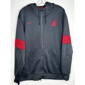 Washington State Cougars Jacket Mens XL NCAA Football Nike Dri Fit Hoodie WSU